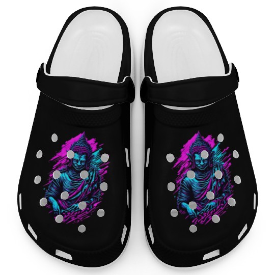 Neon Buddha Clogs