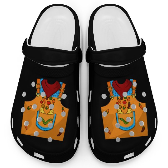Funny Farmer Farm Costume For Halloween Clogs