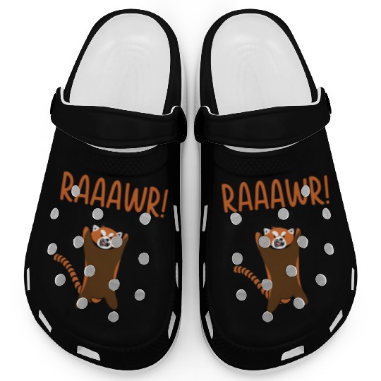 Red Panda Animal Lover Cute Animal Nature Wildlife Clogs