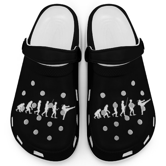 Mixed Martial Arts Human Evolution MMA Muay Thai Clogs