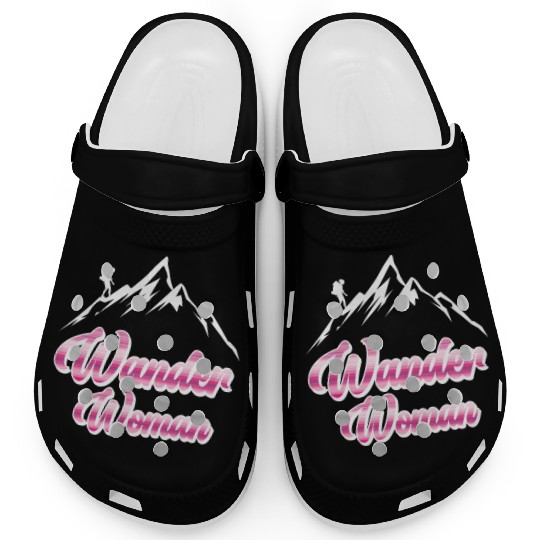 Wanderwoman Hiker Mountaineer Wanderlust Clogs