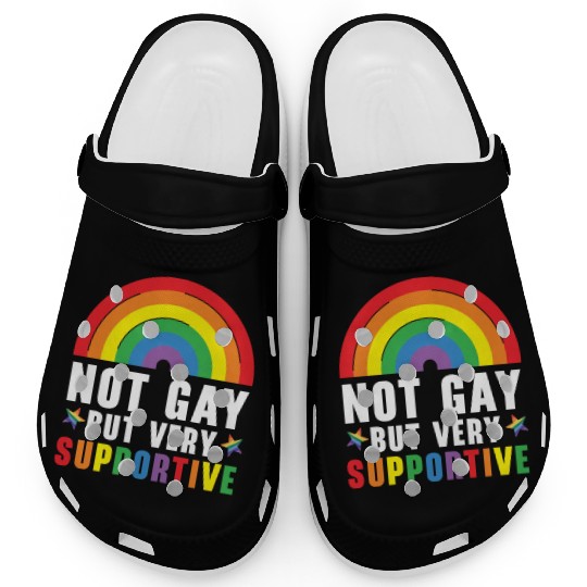 Gay Rights Rainbow Pride LGBTQ Gay Pride Parade Clogs