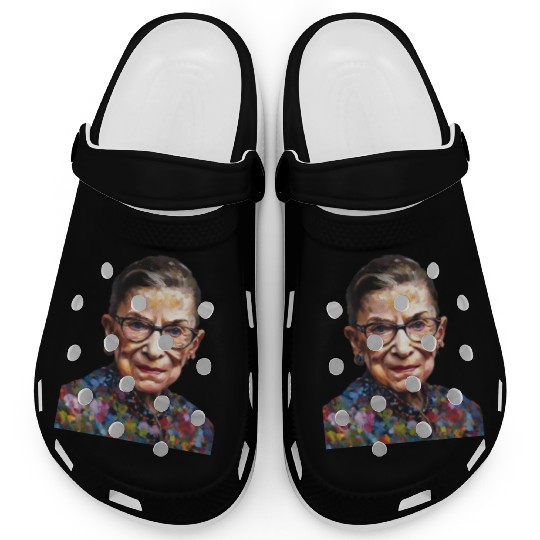Ruth Bader Ginsburg portrait in a Monet style Clogs