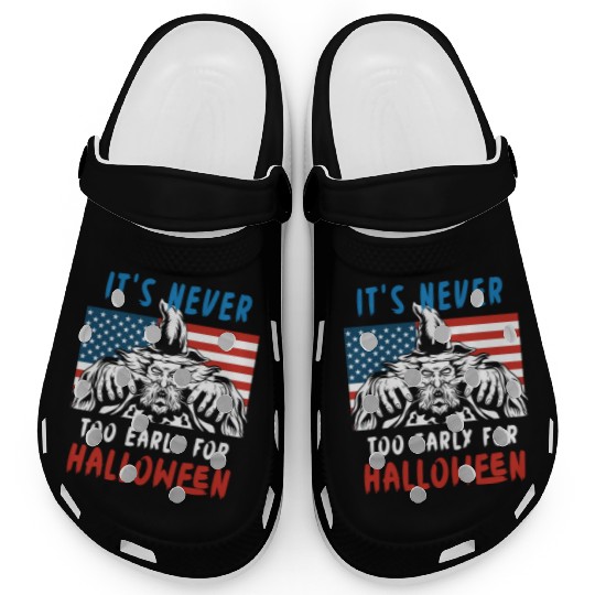 It is Never Too Early For Halloween Wizard Clogs