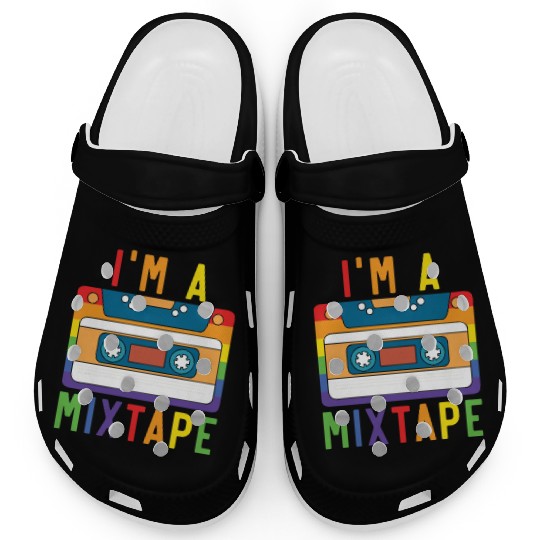 I'm A Mixtape Rainbow Pride Month LGBTQ Gay Pride Clogs
