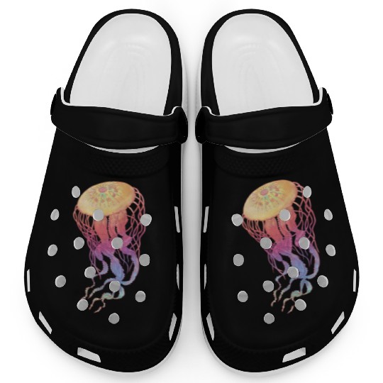 Colorful Jellyfish Clogs