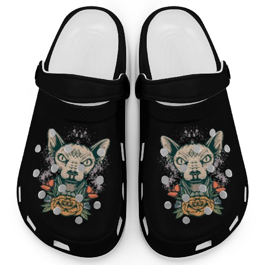 Angry Sphynx Clogs