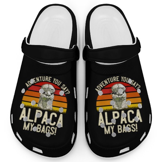 Alpaca my Bags Mountaineer funny Hiking Clogs