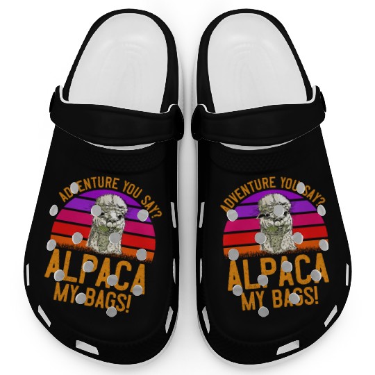 Alpaca my Bags Mountaineer funny Hiking Clogs