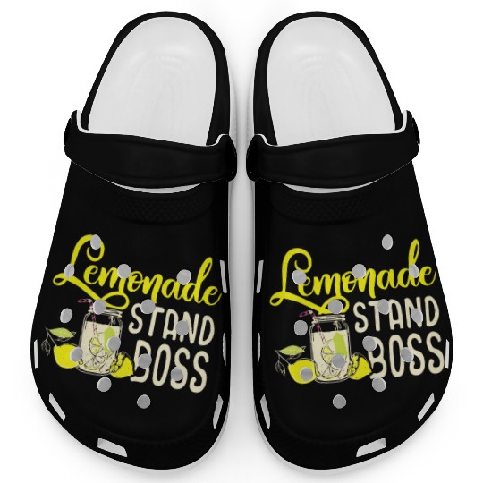 Lemonade Stand Boss Funny Lemon Juice Businesslemo Clogs