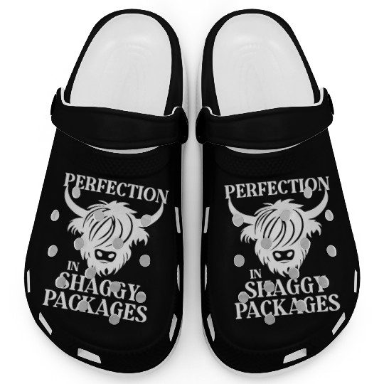 Perfection In Shaggy Packages Highland Cow Clogs