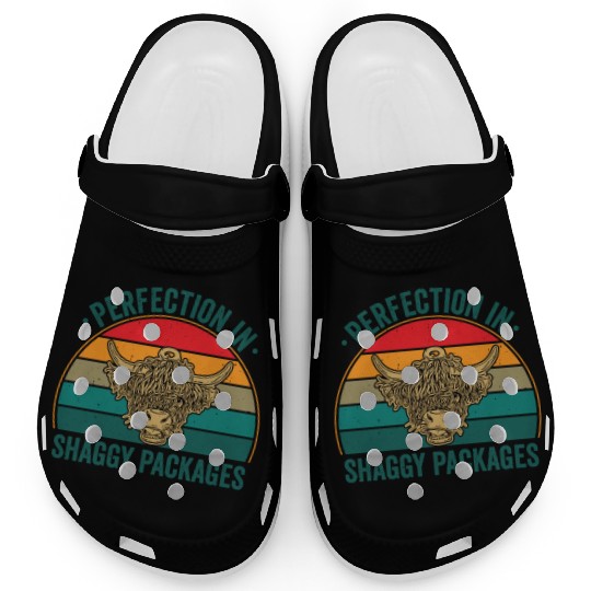 Perfection In Shaggy Packages Highland Cow Clogs
