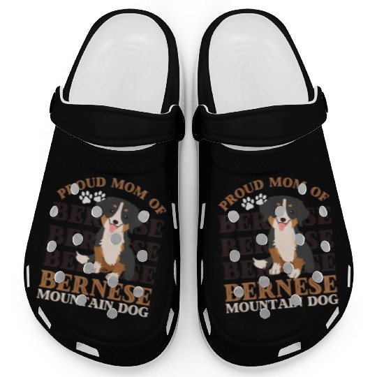 Bernese Mountain Dog mom of Bernese Mountain dogs Clogs