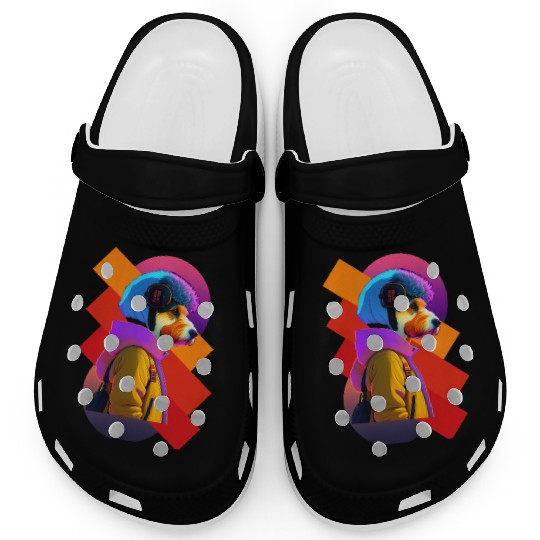 Retro Chic Meets Punk Edge: The Schnauzer Style Clogs