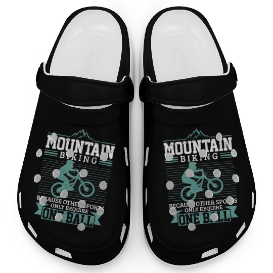 Mountain Bike Mtb Downhill Biking Funny Mountain Clogs