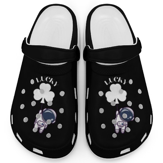 St Patricks Day Lucky Charms shamrock Clover Irish Clogs