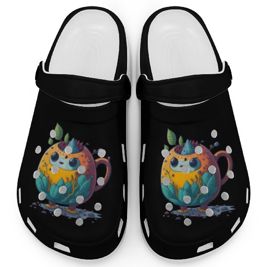 Colorful Tea Bot Clogs