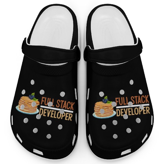 Computer Science Programmer Coder Funny Full Stack Clogs