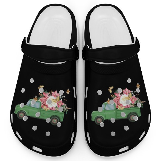 Truck Flower Sublimation Clogs