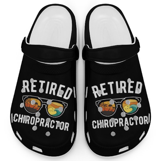 Beachy Retirement Fun for Childcare Worker Clogs
