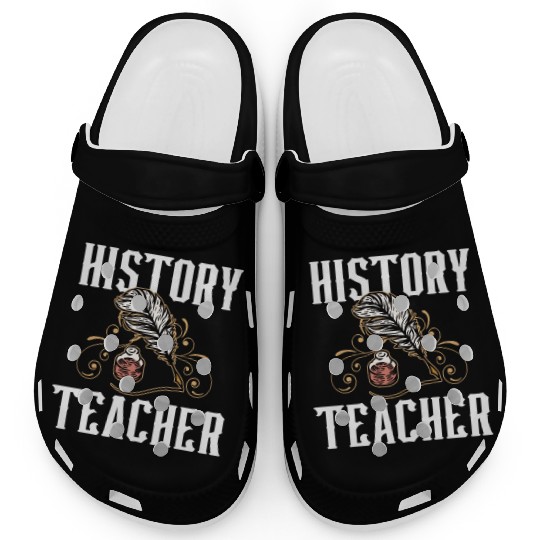 History Teacher Historic Job Historian Clogs