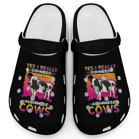 Cow Cattle Breeder Farmer Cows Clogs
