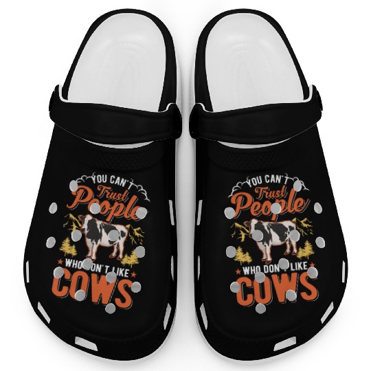 Cow Gift Farmer Cattle Breeder Cows Clogs