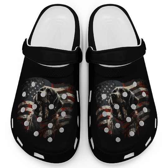 US Dog 4th of July Clogs