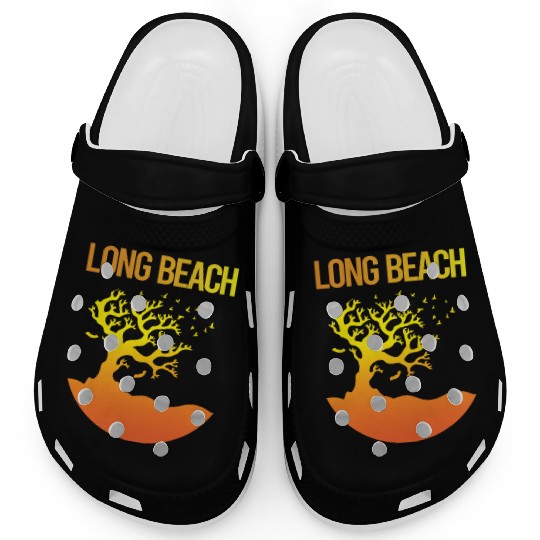 Neon Tree Art Long Beach 70s Clogs