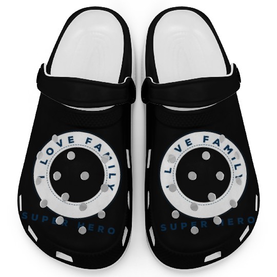 I Love Family Clogs