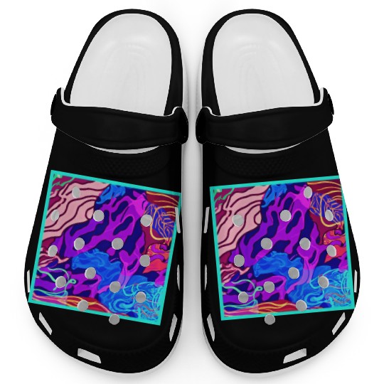 Ocean Nature Painting Clogs