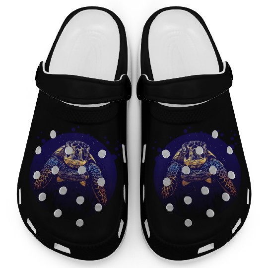 Sea Life - Colorful Sea Turtle Clogs