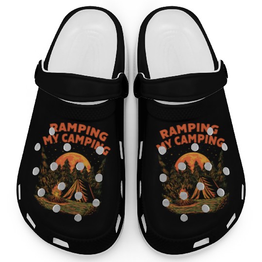 Ramping My Camping Hiking Wildlife Hiker Outdoor C Clogs