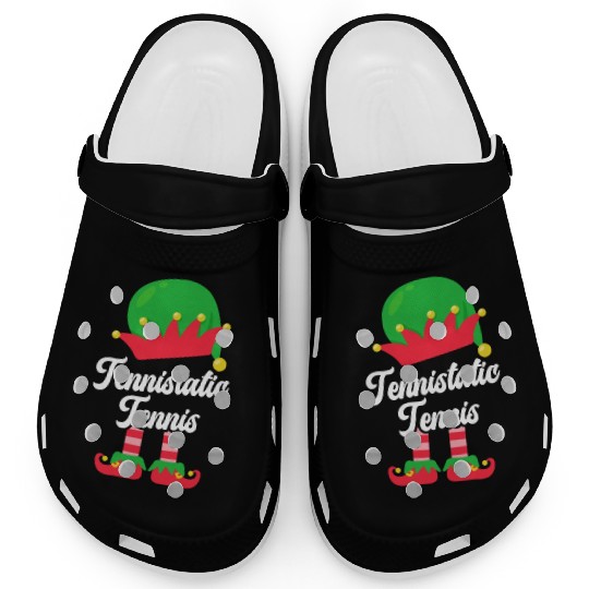 Tennistastic Tennis Christmas Elf Holiday Sports Clogs