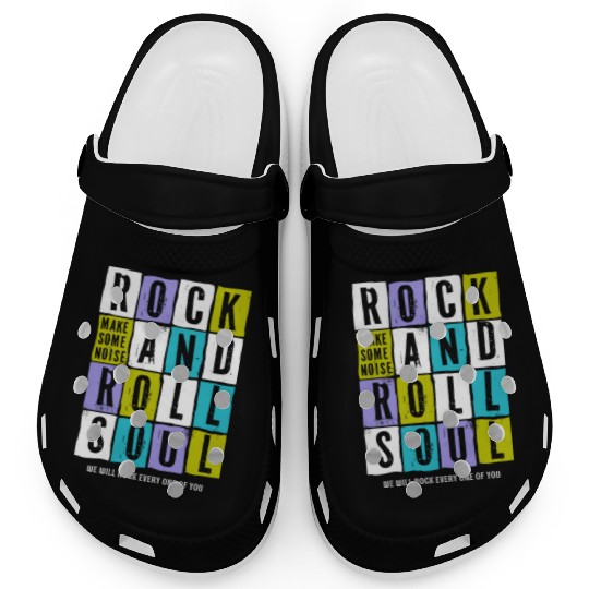 guitar player rock roll Clogs