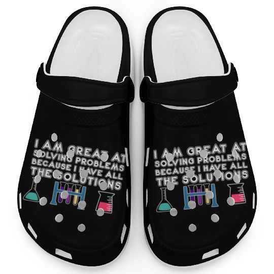 Funny Science Laboratory Chemist Technician Clogs