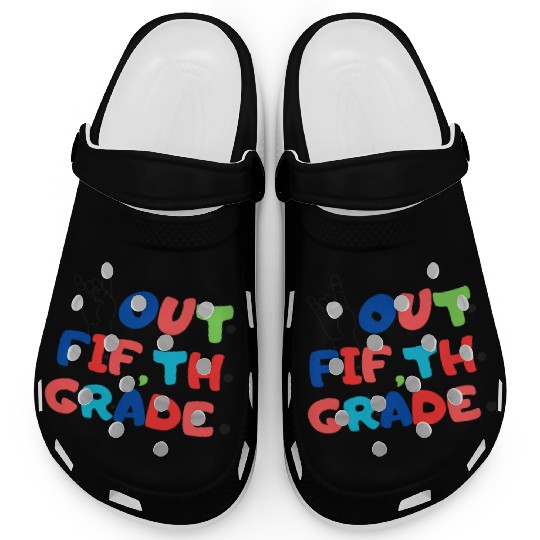 happy last day of school teacher students graduati Clogs