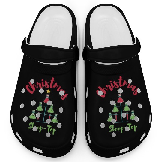 Funny Chemistry Science Teacher Chemist Christmas Clogs