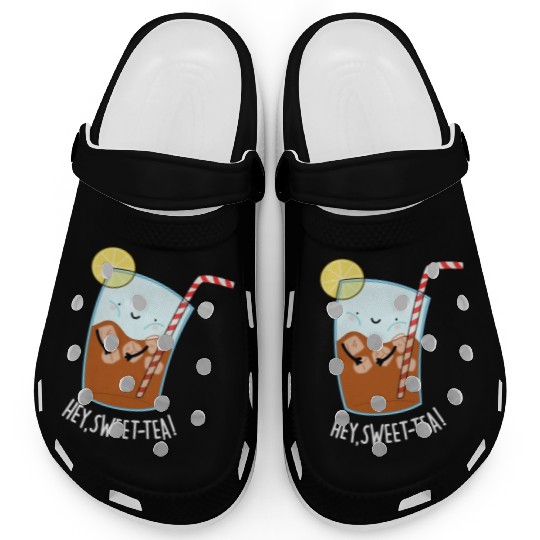 Hey Sweet Tea Cute Iced Tea Clogs