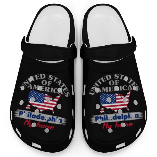 United States of America - Philadelphia my home Clogs