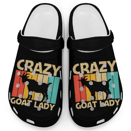 Cool Goat Design For Women Girls Goat Farmer Clogs