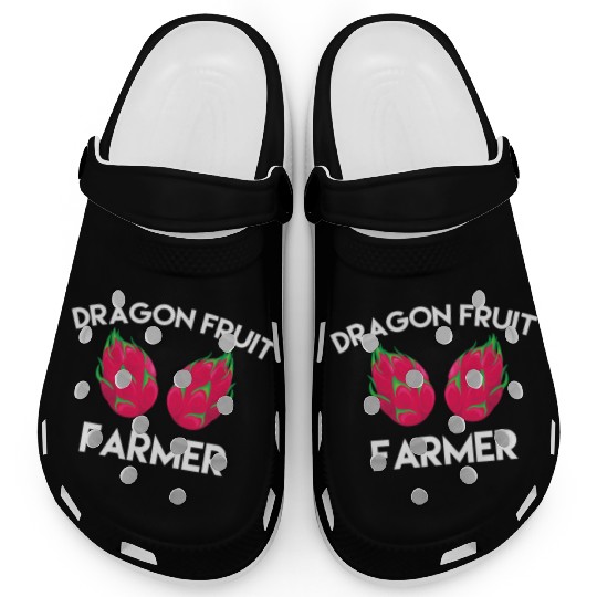 Dragon Fruit Farmer Outfit Love Tropical Food Clogs