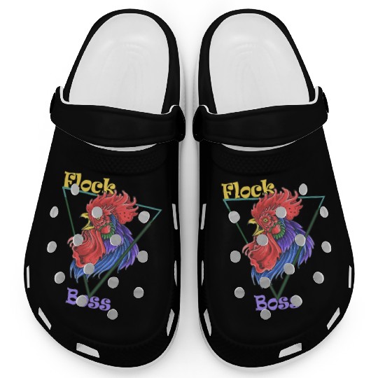 Chicken Farmer Flock Boss Clogs
