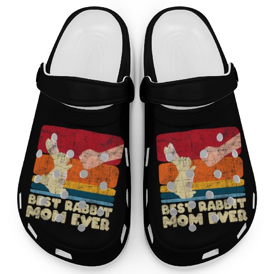 Best Rabbit Mom Ever Bunny Farmer Zookeeper Clogs