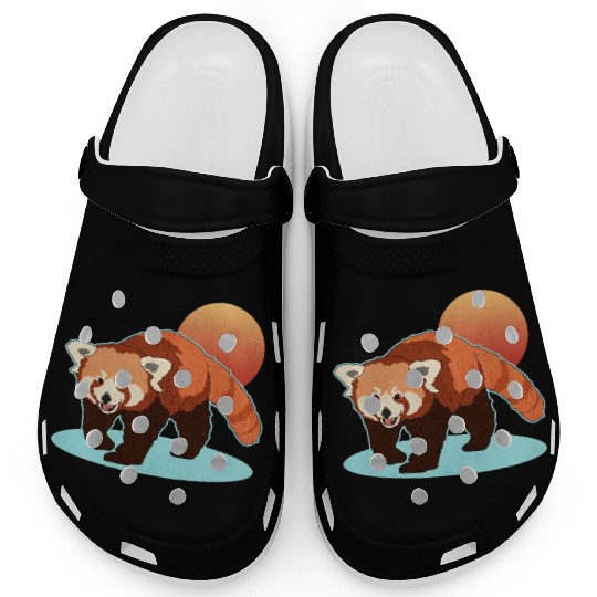 Red Pandas Lover Red Panda Clogs