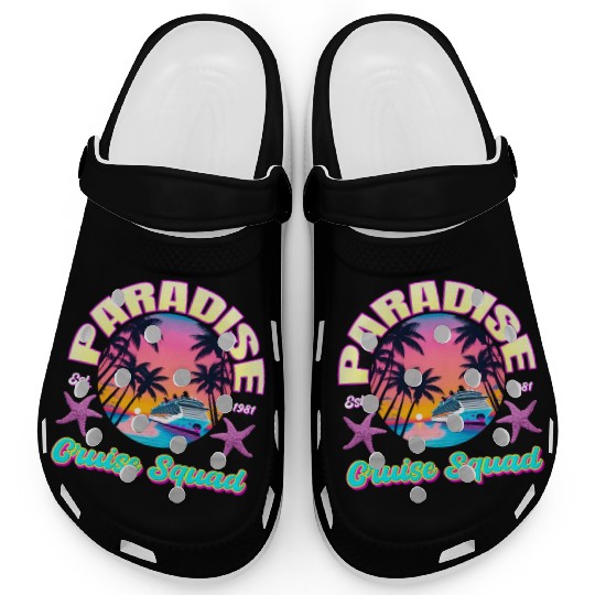 Paradise Cruise Squad: 80's Miami Cruise Ship Clogs