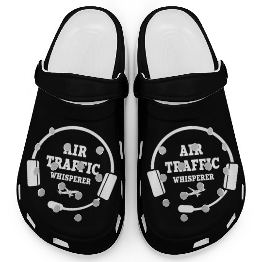 Funny Air Traffic Whisperer Clogs