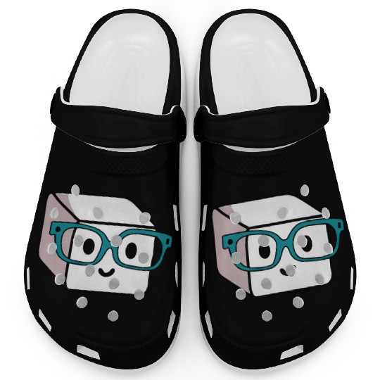 Sugar Sugar Cube Nerd Glasses Clogs