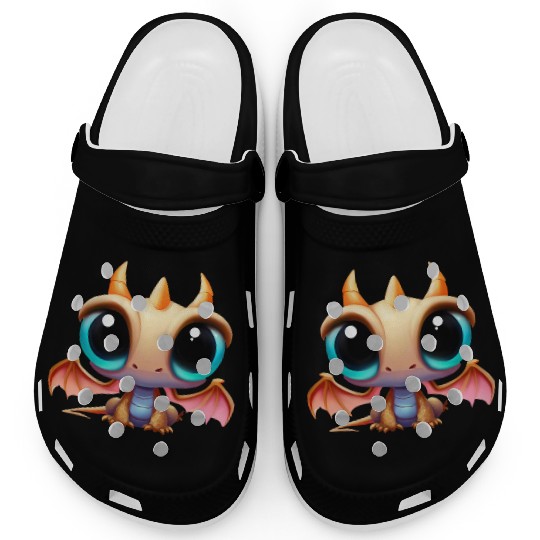 CUTE DRAGON FANTASY MEDIEVAL TIMES Clogs