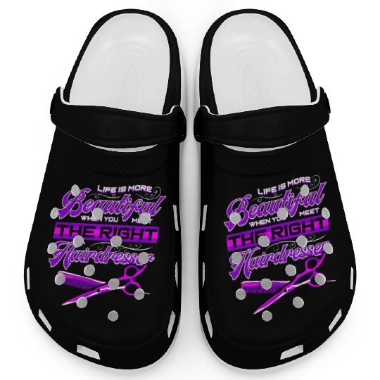 Hairdresser People Beautiful Barber Hairstylist Clogs